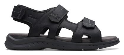 Ανδρικά Σανδάλια σε Μαύρο Χρώμα Clarks