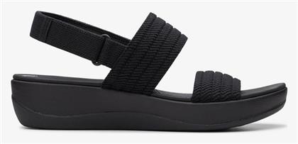 Arla Ανατομικά Σανδάλια Μαύρα Clarks