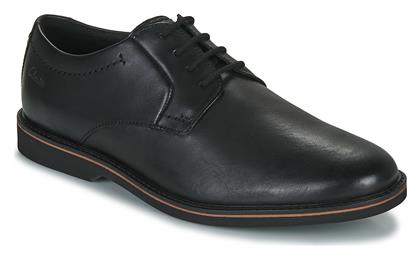 Clarks Atticus Ανδρικά Casual Παπούτσια Μαύρα από το Spartoo