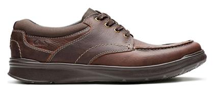 Cotrell Edge Δερμάτινα Ανδρικά Casual Παπούτσια Καφέ Clarks