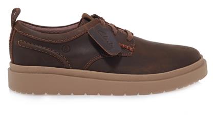 Δερμάτινα Ανδρικά Casual Παπούτσια Καφέ Clarks