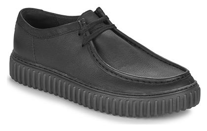 Δερμάτινα Ανδρικά Casual Παπούτσια Μαύρα Clarks