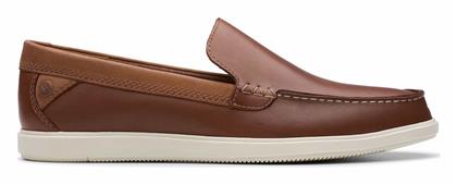 Δερμάτινα Ανδρικά Loafers σε Καφέ Χρώμα Clarks