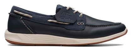 Δερμάτινα Ανδρικά Μοκασίνια Navy Blue Clarks