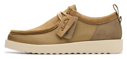 Δερμάτινα Ανδρικά Μοκασίνια σε Καφέ Χρώμα Clarks