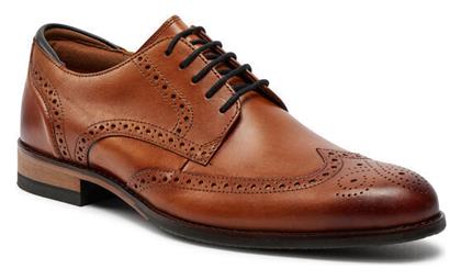 Clarks Δερμάτινα Ανδρικά Oxfords Καφέ