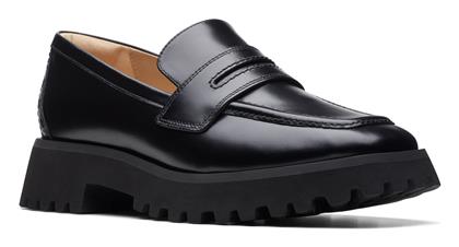 Δερμάτινα Γυναικεία Slip-On Μαύρα Clarks