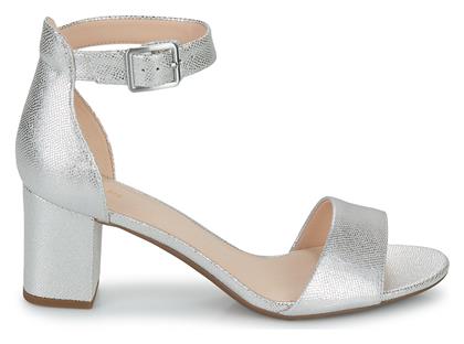 Deva Mae Γυναικεία Πέδιλα σε Ασημί Χρώμα Clarks