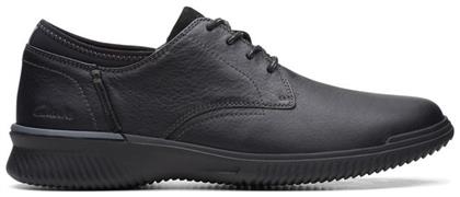 Donaway Plain Δερμάτινα Ανδρικά Casual Παπούτσια Ανατομικά Μαύρα Clarks