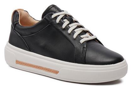 Flatforms Sneakers Black Leather Clarks