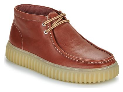 Καφέ Ανδρικά Μποτάκια Clarks