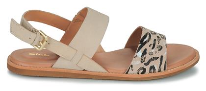 Karsea Γυναικεία Σανδάλια σε Μπεζ Χρώμα Clarks