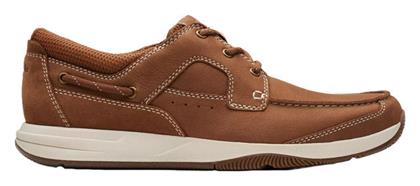 Lace Ανδρικά Μοκασίνια σε Καφέ Χρώμα Clarks