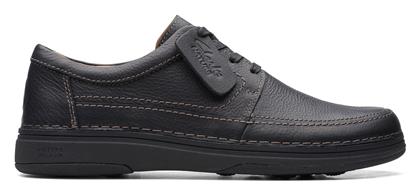 Nature 5 Lo Δερμάτινα Ανδρικά Casual Παπούτσια Μαύρα Clarks