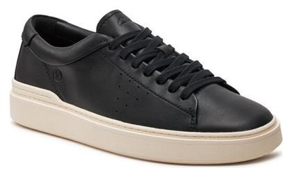 Sneakers Black Leather Clarks