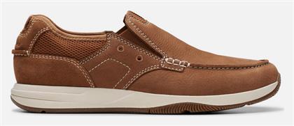 Step Δερμάτινα Ανδρικά Μοκασίνια σε Καφέ Χρώμα Clarks