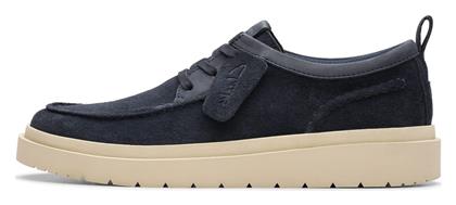 Suede Ανδρικά Μοκασίνια σε Μπλε Χρώμα Clarks