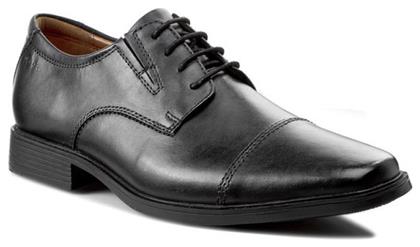 Tilden Cap Δερμάτινα Ανδρικά Casual Παπούτσια Μαύρα Clarks