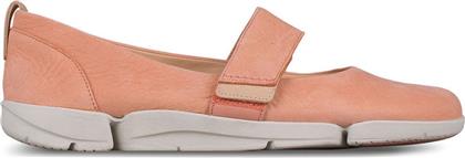 Tri Carrie Ανατομικές Μπαλαρίνες σε Ροζ Χρώμα Clarks