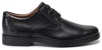 Un Aldric Δερμάτινα Ανδρικά Casual Παπούτσια Μαύρα Clarks