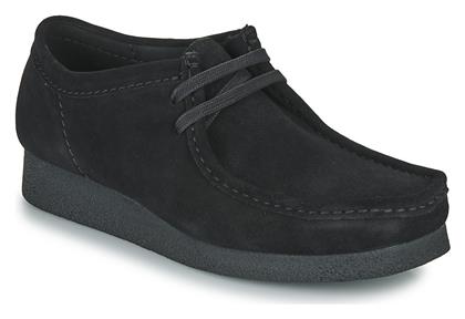 Wallabee Ανδρικά Μοκασίνια σε Μαύρο Χρώμα Clarks