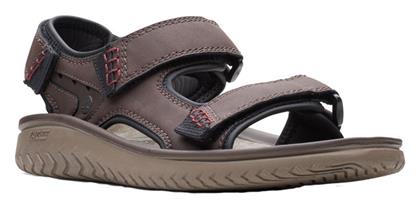 Wesley Bay Ανδρικά Σανδάλια σε Καφέ Χρώμα Clarks