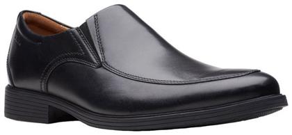 Whiddon Step Δερμάτινα Ανδρικά Casual Παπούτσια Μαύρα Clarks