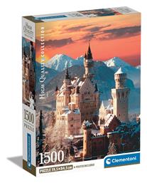 Παζλ High Quality Collection Κάστρο 1500 Τμχ Compact Box Clementoni