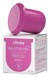 Bak Off Wrinkles Rich Refill Αντιγηραντική Κρέμα Ημέρας 50ml Clinea
