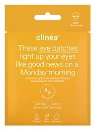 These Eye Patches Light Up Your Eyes Like Good News On A Monday Morning Μάσκα Ματιών για Λάμψη / Ενυδάτωση 2τμχ Clinea