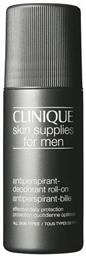 Skin Supplies For Men Antiperspirant Roll-On 75ml Clinique