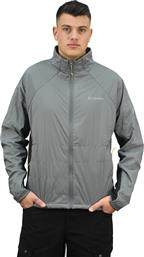 Columbia Alpine Traverse Ανδρικό Μπουφάν Αδιάβροχο για Χειμώνα Γκρι από το Athletix