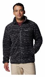 Ανδρική Ζακέτα Fleece με Φερμουάρ Μαύρη Columbia