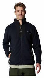Ανδρική Ζακέτα Fleece με Φερμουάρ Μαύρη Columbia