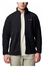 Ανδρική Ζακέτα Fleece με Φερμουάρ Μαύρη Columbia