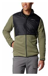 Ανδρική Ζακέτα Fleece με Φερμουάρ Πράσινη Columbia