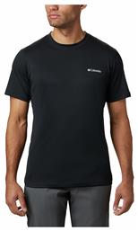Ανδρικό T-shirt Μαύρο με Λογότυπο Columbia