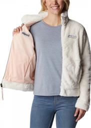 Columbia Bundle Up Fleece Γυναικεία Ζακέτα με Φερμουάρ σε Ροζ Χρώμα από το Politikos Shop