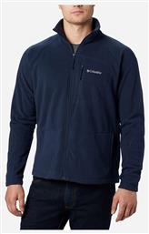 Columbia Fast Trek II Ανδρική Ζακέτα Fleece με Φερμουάρ Navy Μπλε