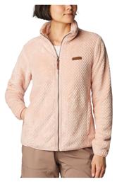 Fleece Γυναικεία Ζακέτα με Φερμουάρ σε Ροζ Χρώμα Columbia