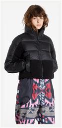 Leadbetter Point Sherpa Hybrid Κοντό Γυναικείο Puffer Μπουφάν για Χειμώνα Μαύρο Columbia