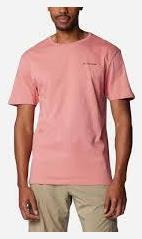 North Cascades Ανδρικό T-shirt Κοντομάνικο Ροζ Columbia