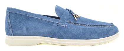 Δερμάτινα Γυναικεία Loafers σε Μπλε Χρώμα Commanchero Original