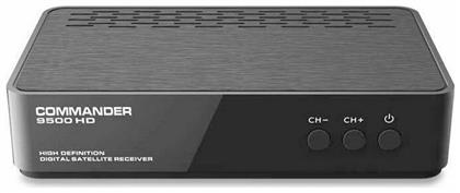 Δορυφορικός Αποκωδικοποιητής 9500HD HD (720p) DVB-S2 σε Μαύρο Χρώμα Commander