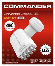 OCT-01 LNB 8 Εξόδων 0.1dB Commander