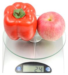 KE-5 Ψηφιακή Ζυγαριά Κουζίνας 1gr/5kg Ασημί Constant