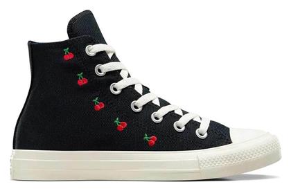 Chuck Taylor All Star Cherries Γυναικεία Sneakers Μαύρα Converse