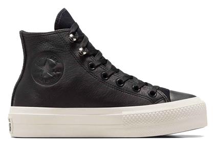 Chuck Taylor All Star Lift Γυναικεία Flatforms Sneakers Μαύρα Converse
