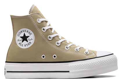 Chuck Taylor All Star Lift Γυναικεία Flatforms Sneakers Mossy Sloth / White / Black Converse