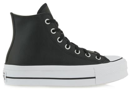 Chuck Taylor All Star Lift Leather High Top Flatforms Sneakers Converse